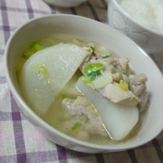 鶏肉と大根の塩麹煮